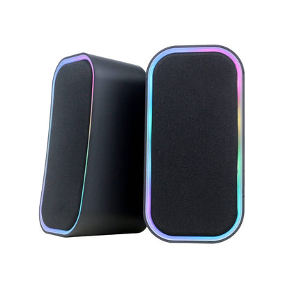 OMEGA SPEAKERS PC 2.0 6W RMS RGB LED USB + BLUETOOTH OGG135
