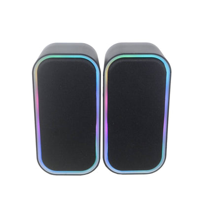 OMEGA SPEAKERS PC 2.0 6W RMS RGB LED USB + BLUETOOTH OGG135