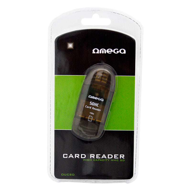 OMEGA LECTOR DE TARJETAS PEN DRIVE PARA SDHC/MMC OUCSD