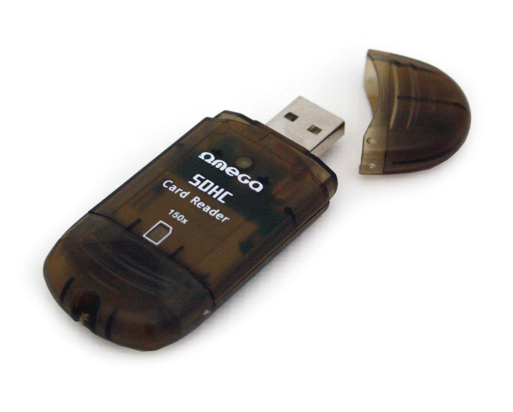 OMEGA LECTOR DE TARJETAS PEN DRIVE PARA SDHC/MMC OUCSD