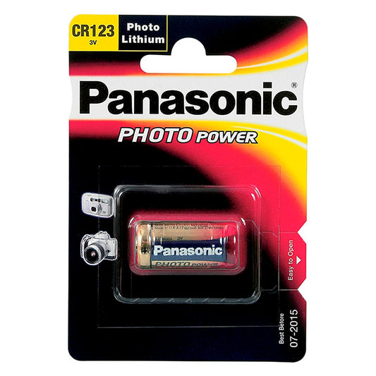 PANASONIC PILA LITIO FOTO CR123A 3V BLISTER*1