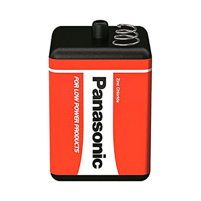 PANASONIC PILA ZINC CARBONO 4R25 6V RETRACTIL*1