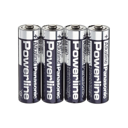 PANASONIC POWERLINE (PRECIO PILA) ALCALINA AA LR6 RETRACTIL*4 (CAJA48)