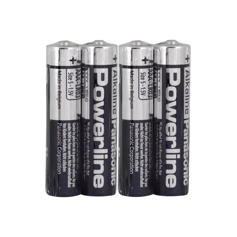 PANASONIC POWERLINE (PRECIO PILA) ALCALINA AAA LR03 RETRACTIL*4 (CAJA48)