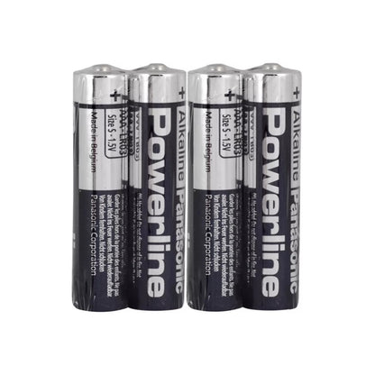 PANASONIC POWERLINE (PRECIO PILA) ALCALINA AAA LR03 RETRACTIL*4 (CAJA48)