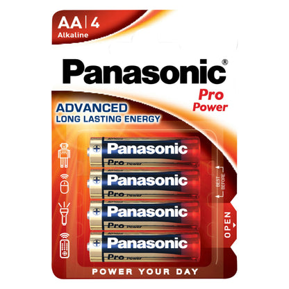 PANASONIC PRO POWER PILA ALCALINA AA LR6 BLISTER*4