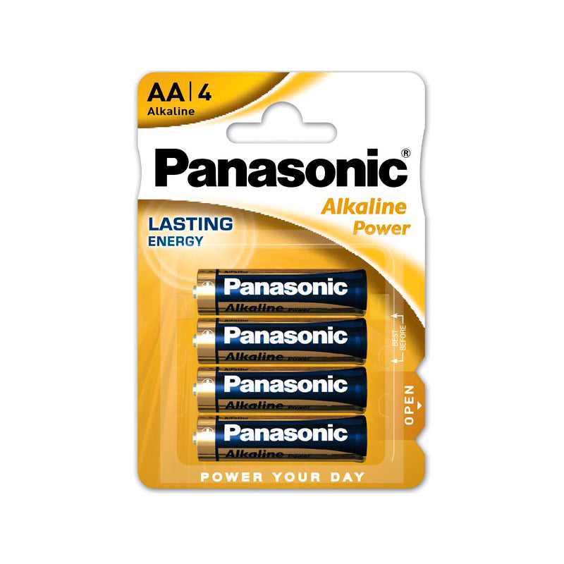 PANASONIC BRONZE PILA ALCALINA AA LR6 BLISTER*4