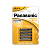 PANASONIC BRONZE PILA ALCALINA AAA LR03 BLISTER*4