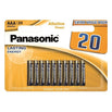 PANASONIC BRONZE PILA ALCALINA AAA LR03 BLISTER*20
