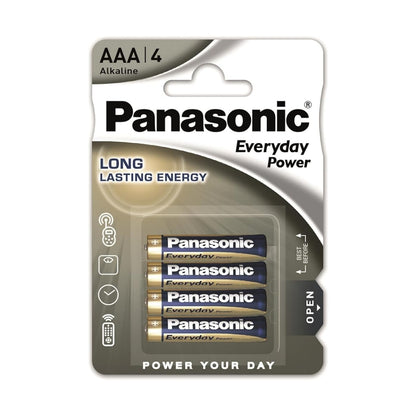 PANASONIC EVERYDAY POWER PILA ALCALINA AAA LR03 BLISTER*4