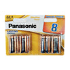PANASONIC BRONZE PILA ALCALINA AA LR6 BLISTER*8