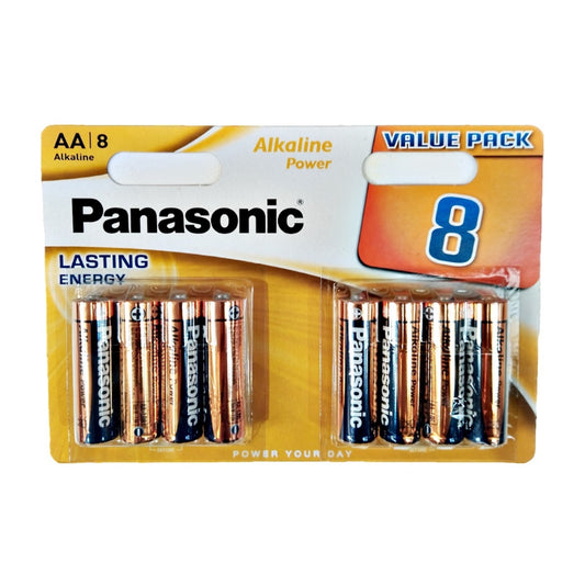 PANASONIC BRONZE PILA ALCALINA AA LR6 BLISTER*8
