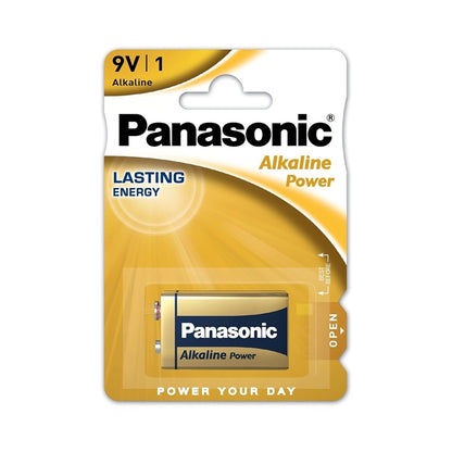 PANASONIC BRONZE ALKALINE BATTERY 9V LR61 BLISTER*1 (BOX 18/90)