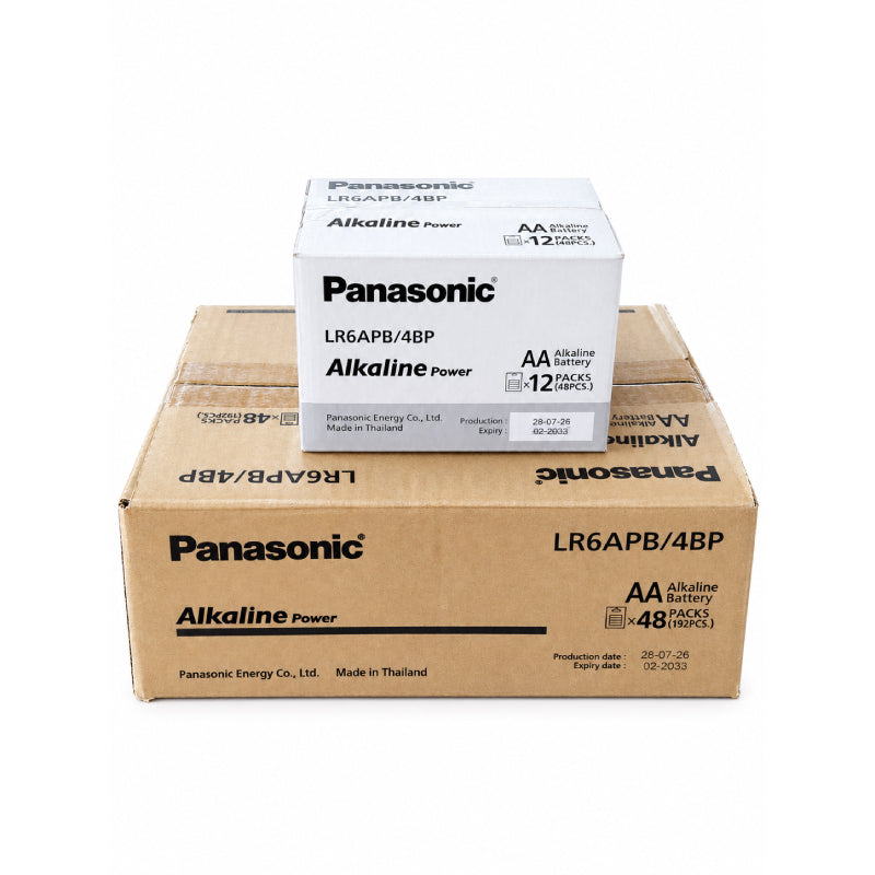 PANASONIC BRONZE PILA ALCALINA AA LR6 BLISTER*4