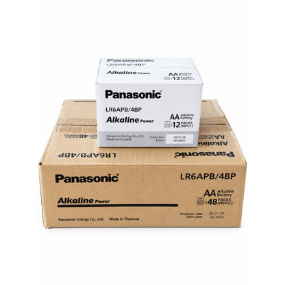 PANASONIC BRONZE PILA ALCALINA AA LR6 BLISTER*4
