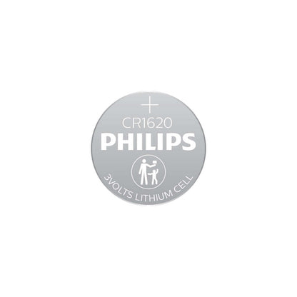 BATERIA DE BOTÃO DE LÍTIO PHILIPS CR1620 3V BLISTER*1