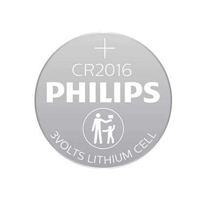 PHILIPS LITHIUM BUTTON BATTERY CR2016 3V BLISTER*1