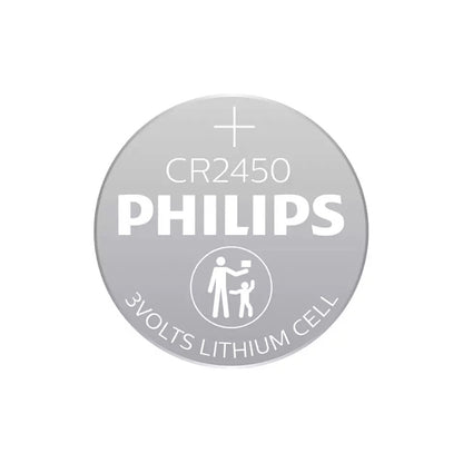 PHILIPS LITHIUM BUTTON BATTERY CR2450 3V BLISTER*1