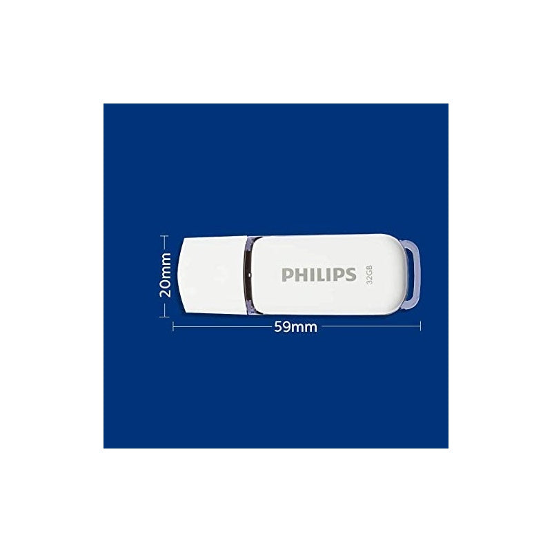 PHILIPS PENDRIVE USB 2.0 32GB SNOW