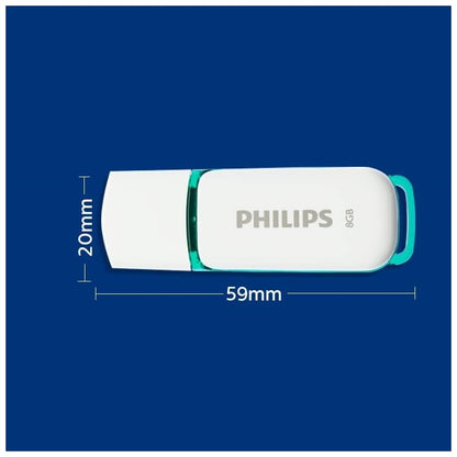 PHILIPS PENDRIVE USB 2.0 128GB SNOW