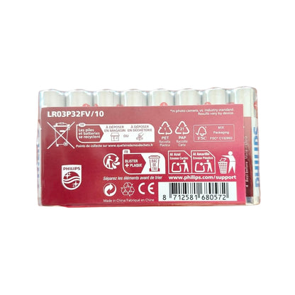 PHILIPS POWER ALKALINE PILA AAA LR03 PACK*32