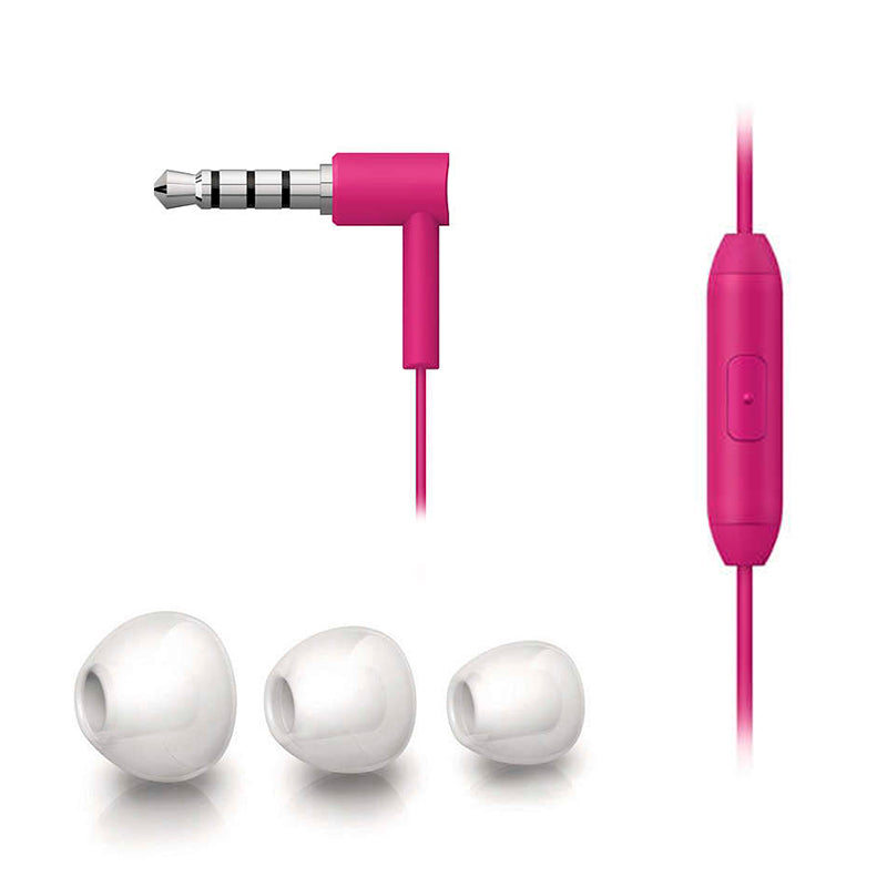 AUSCULTADORES PHILIPS BOTÃO SHE3805 ROSA