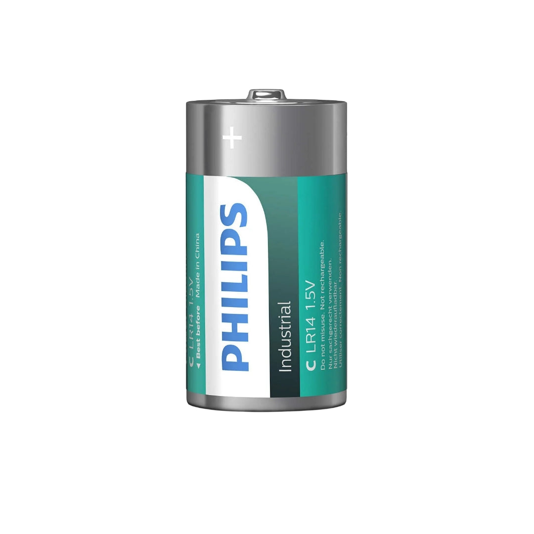 PHILIPS INDUSTRIAL (PRECIO PILA) ALCALINA LR14 C CAJA*10