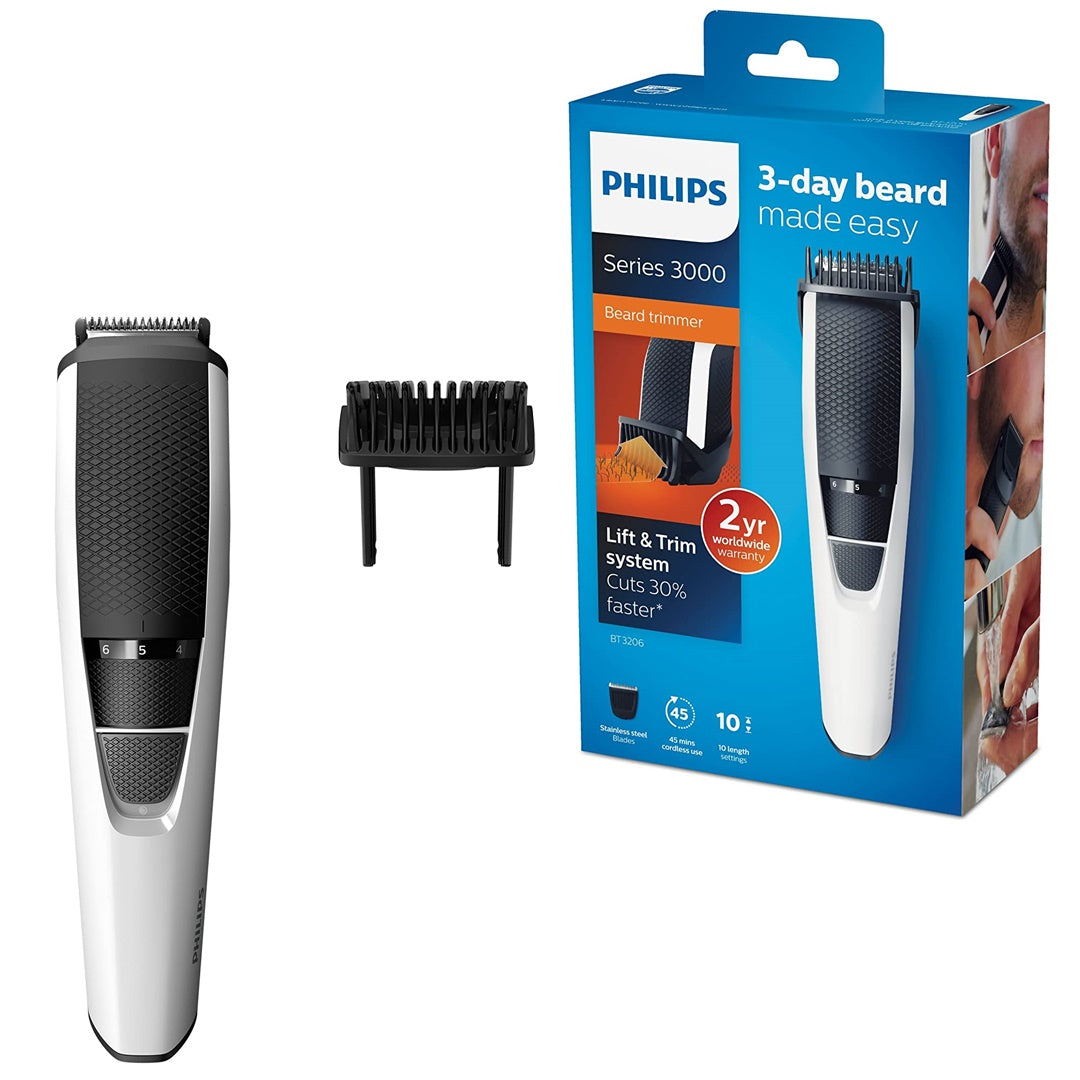 PHILIPS BARBERO SERIE 3000 RECARGABLE BT3206