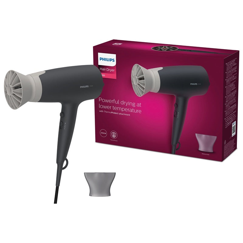 PHILIPS HAIR DRYER 2100W THERMO PROTECT IONIC CARE BHD351/10