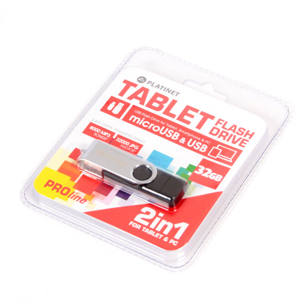 PLATINET PENDRIVE USB 2.0 BX-Depo 32GB + microUSB OTG