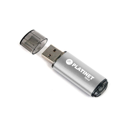 PLATINET PENDRIVE USB 2.0 X-DEPO 16GB PMFE16 PLATA