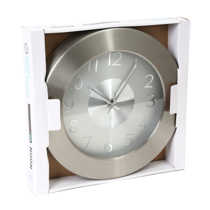 RELÓGIO DE PAREDE PLATINET MEIO-DIA PZNC 30cm