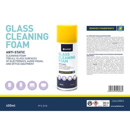 PLATINET ESPUMA LIMPIA CRISTALES 400ML