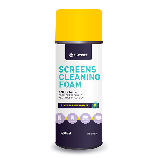 PLATINET ESPUMA ANTI-ESTATICO GERMICIDA PARA LIMPIAR PANTALLAS LCD/TFT