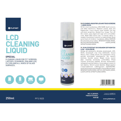 PLATINET LIQUIDO LIMPIADOR LCD 250ML