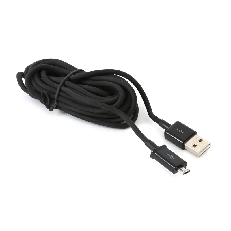 PLATINET CABLE MICRO USB A USB 3M 2.4A NEGRO BLISTER