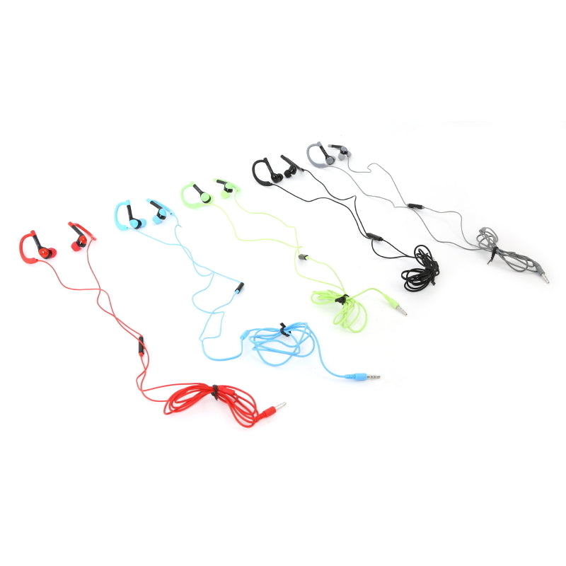 PLATINET AURICULARES SPORT + MIC PM1072 VERDE