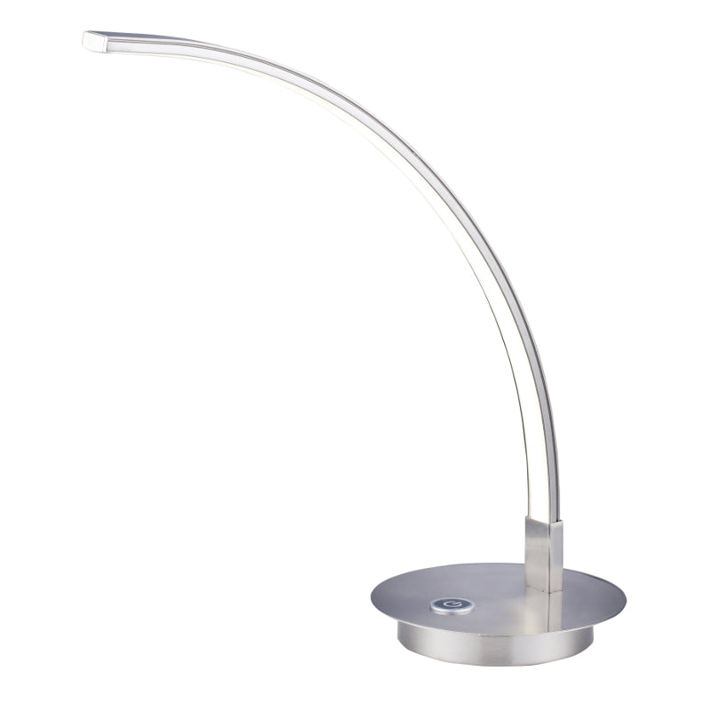 PLATINET LAMPARA LED CURVO ALUMINIO 6W 3000K 480LM