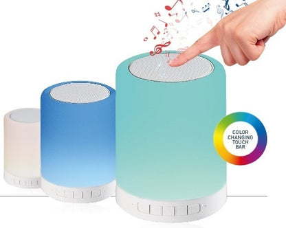 PLATINET 2-EN-1 LAMPARA LED TACTIL + ALTAVOZ BLUETOOTH