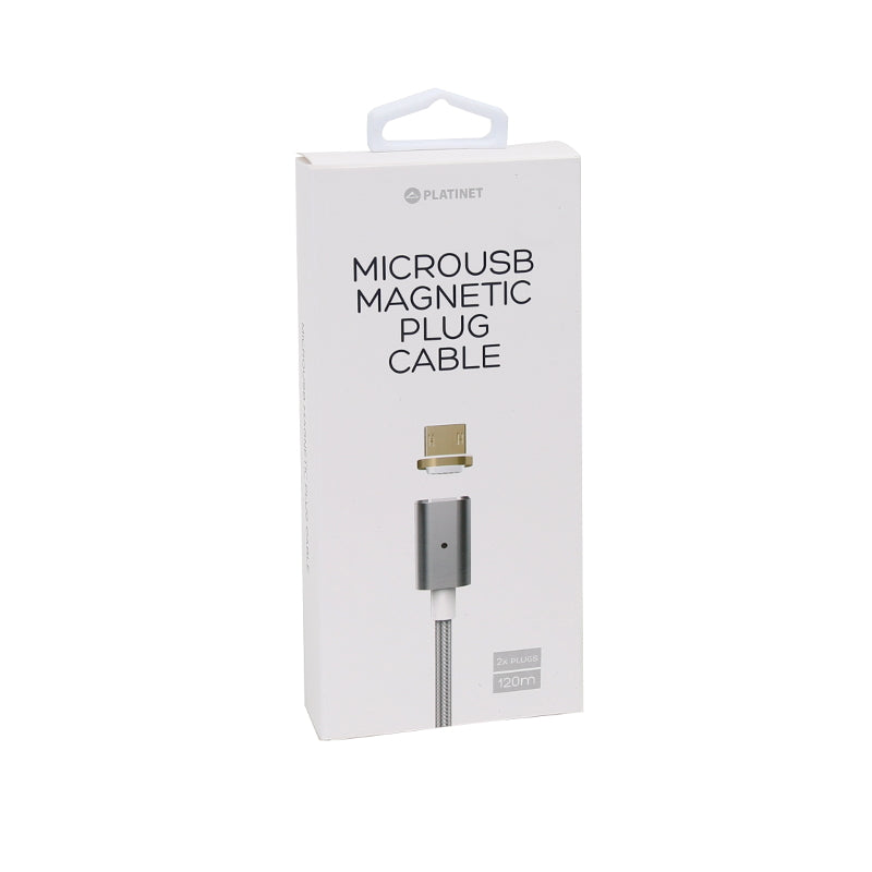 PLATINET CABLE MAGNETICO MICRO USB - USB 1M