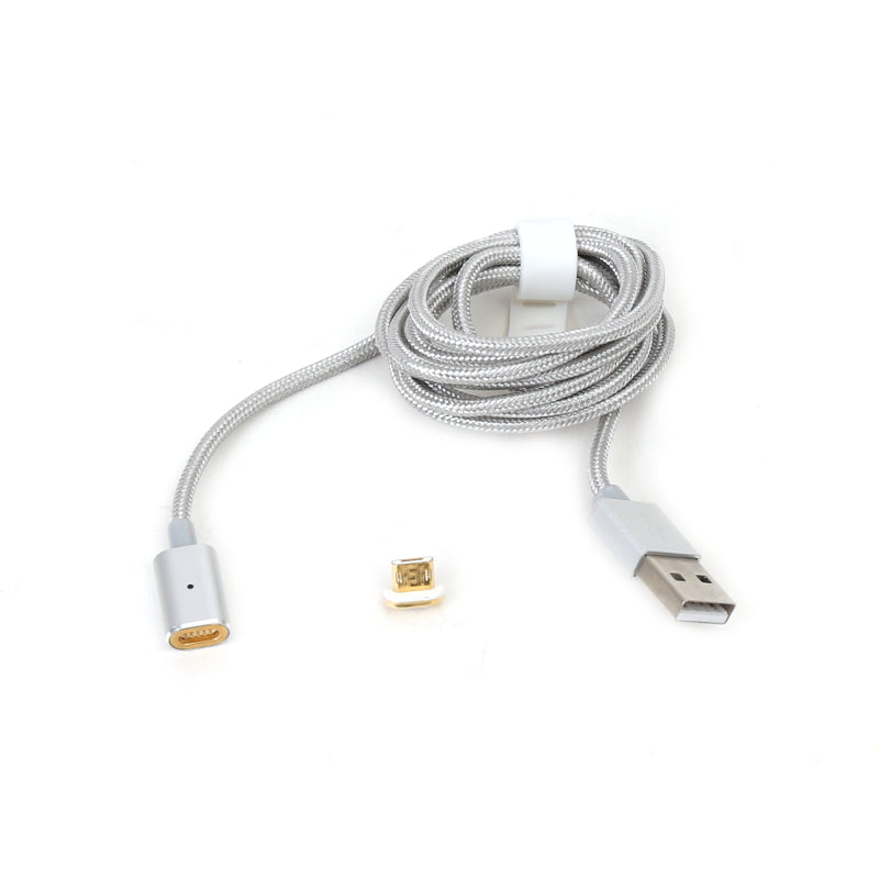 PLATINET CABLE MAGNETICO MICRO USB - USB 1M