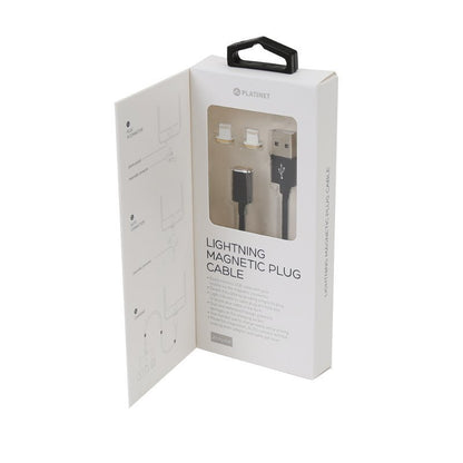 PLATINET CABLE MAGNETICO LIGHTNING - USB 1M
