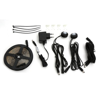 PLATINET KIT 2 TIRAS LED 1,5M + 2 SENSOR MOVIMIENTO