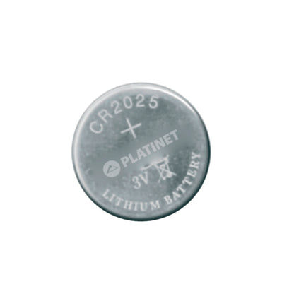 PLATINET LITHIUM BUTTON BATTERY CR2025 3V BLISTER*5