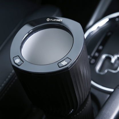 PLATINET SOPORTE COCHE VASO ELECTRICO CALIENTE/FRIO PECH36 NEGRO