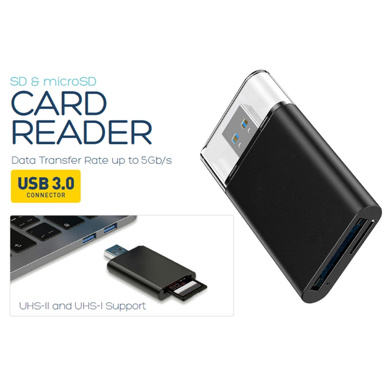 PLATINET LECTOR DE TARJETAS microSD/TF UHS-II USB 3.0 2 RANURAS