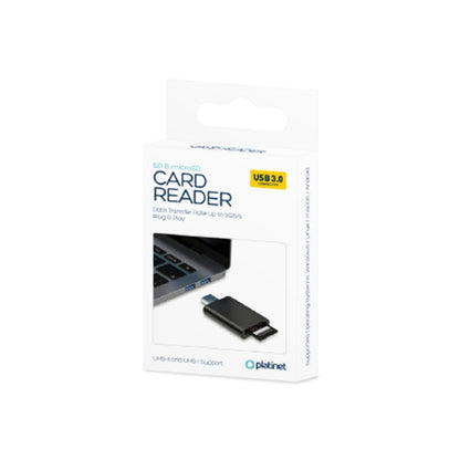 PLATINET LECTOR DE TARJETAS microSD/TF UHS-II USB 3.0 2 RANURAS
