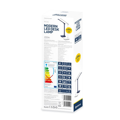 LÂMPADA DE MESA RECARREGÁVEL PLATINET COM BATERIA 4000mAh 5W BRANCA