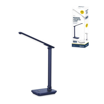 PLATINET LAMPARA DE MESA RECARGABLE BATERIA 4000mAh 5W AZUL