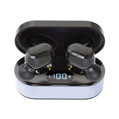 PLATINET AURICULARES BLUETOOTH + ESTUCHE CARGA NEGRO PM1050